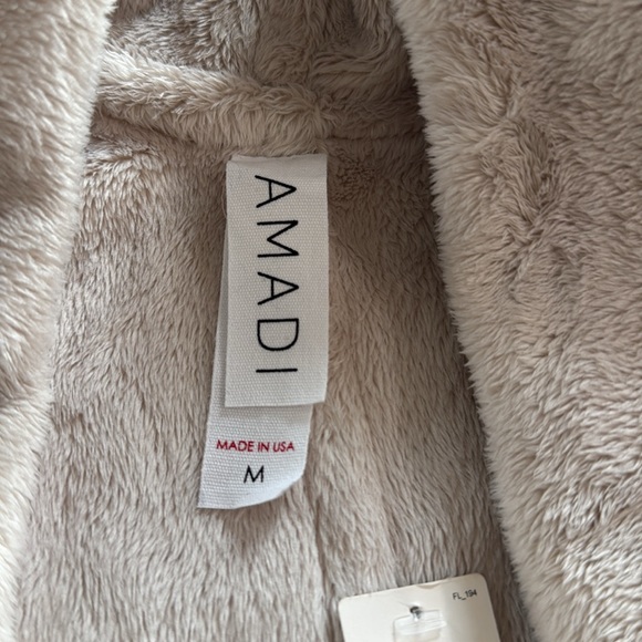 Anthropologie x Amadi Camila Sherpa Gray Coat NWT - Picture 9 of 14